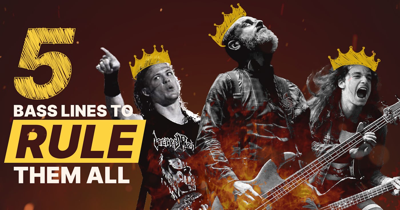 Top 5 METAL riffs for every beginner bassist Scotts Bass Lessons