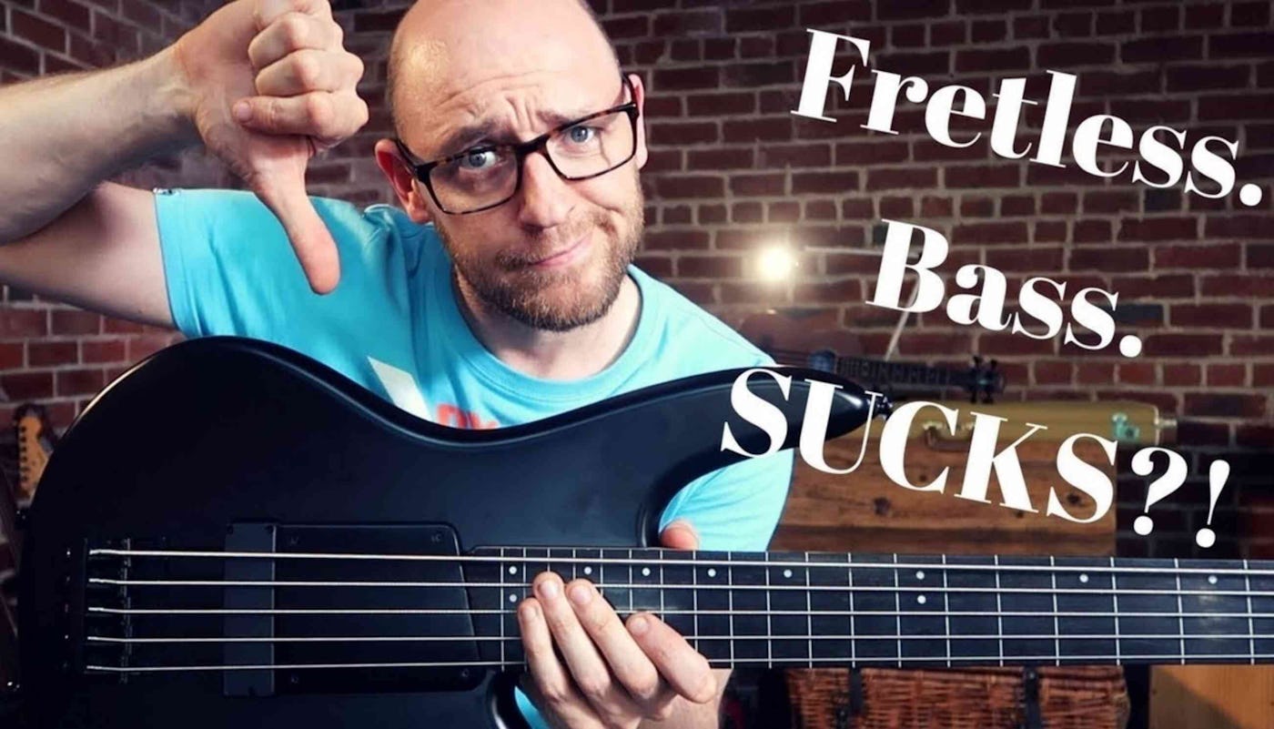 5 reasons why FRETLESS BASS SUCKS (and how to fix it) Scotts Bass Lessons