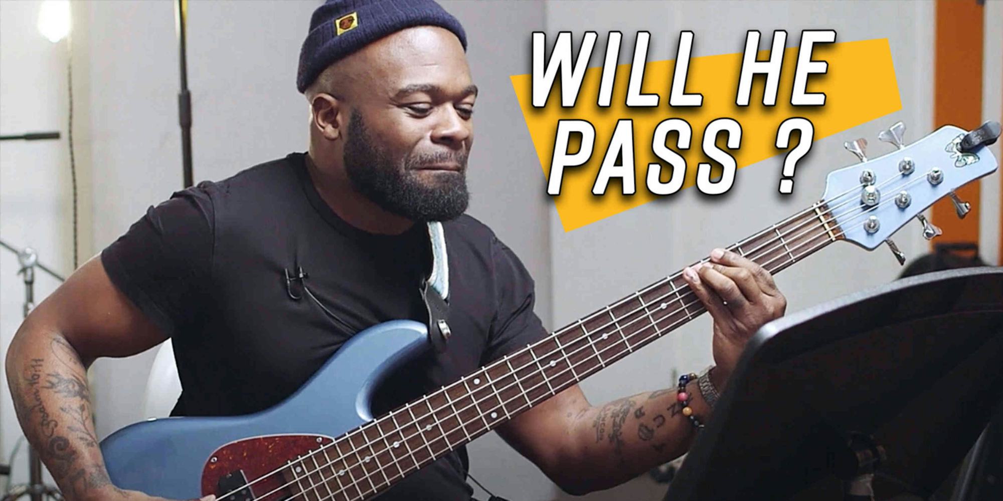 Will Sharay Reed pass “The SBL Session Challenge”? Scotts Bass Lessons