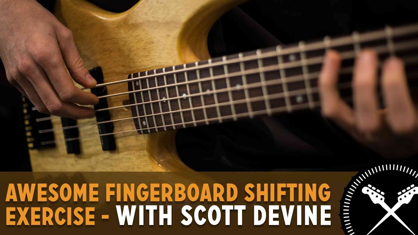 Awesome Fingerboard Shifting Exercise (L152) Scotts Bass Lessons