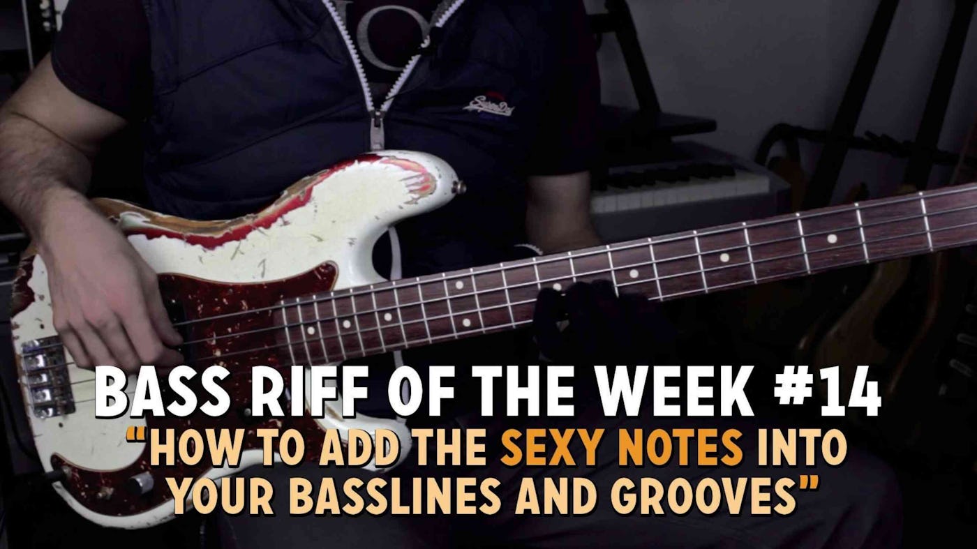 How To Add Sexy Notes Into Your Bass Lines And Grooves Bass Riff Of The Week 14 L139 9462